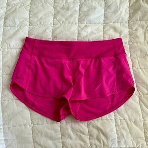 Lululemon Speed Up Low-Rise Short 2.5” - Sonic Pink